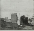 Berlin Cathedral (Berliner Dom), 1974, etching on handmade paper, 38,5 x 44 cm