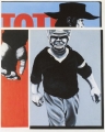 Töte Django (Ordner II), 1970, Öl auf Leinwand, 110 x 90 cm
