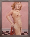 Rosa Fries (Bild 5), 1975, Tempera auf Leinwand, 110 x 90 cm