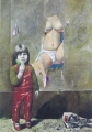 Ulrikes Kindheit, 1967, Öl auf Leinwand,
150 x 100 cm