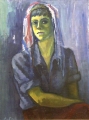 Untitled, undated, oil on canvas, 100 x 60 cm
