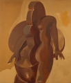 Rail Centaur (Schienen Centaur), 1987, tempera on canvas, 190 x 165 cm