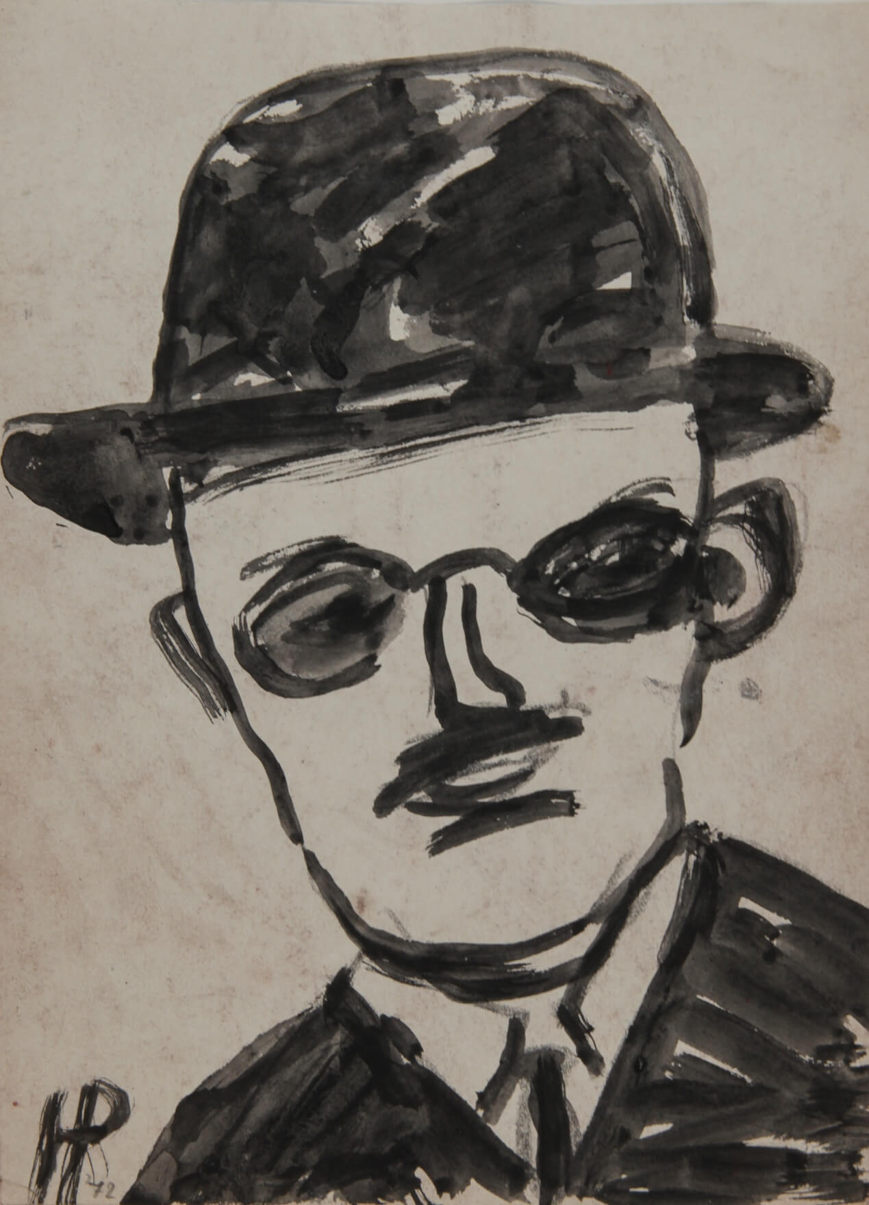 Holmead_Bildnis eiens Mannes mit Melone_340