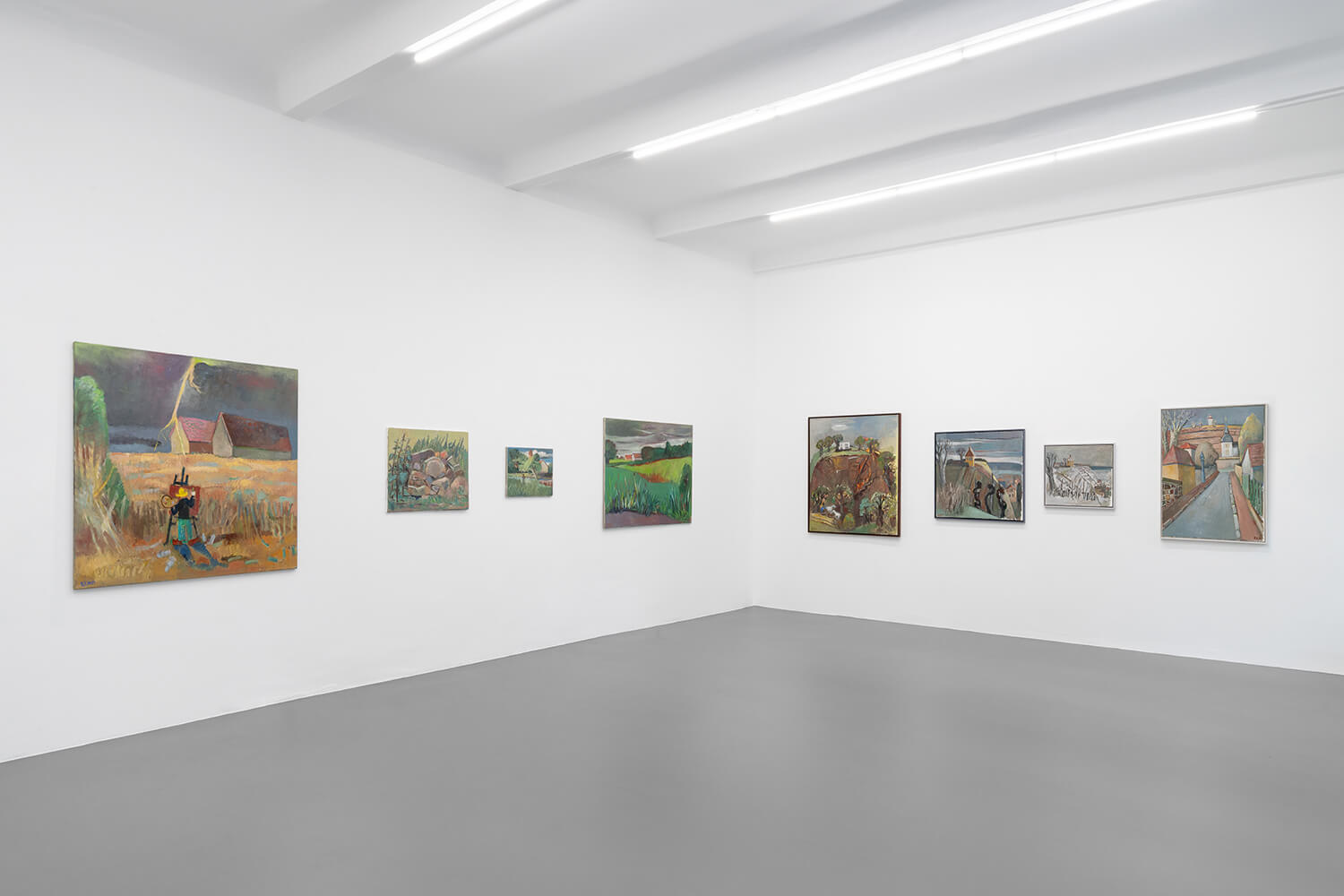 01 Ralf Kerbach, Landscapes. Childhood Paths. Photo: dotgain.info