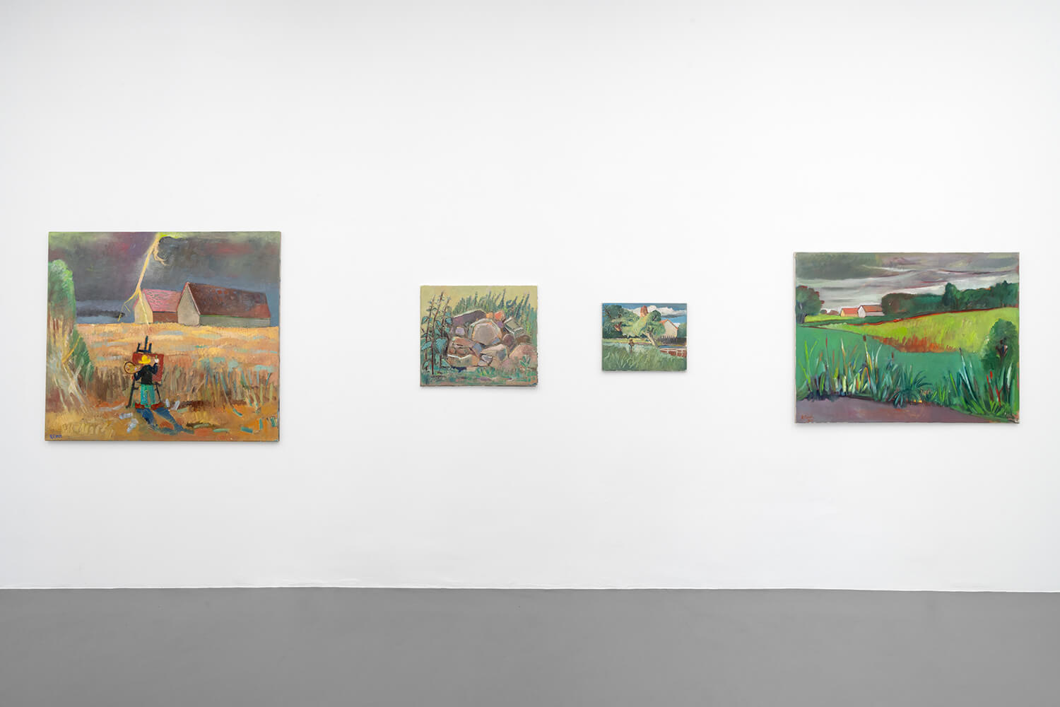 02 Ralf Kerbach, Landscapes. Childhood Paths. Photo: dotgain.info
