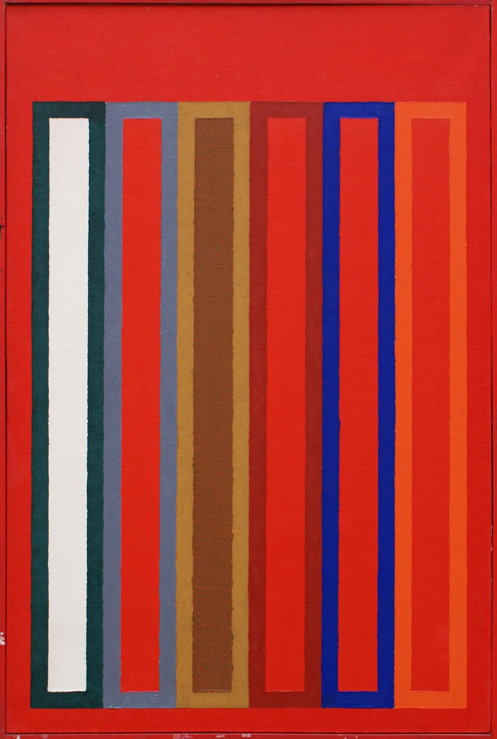 Peter Benkert, o. T., Nr. 5, 1977, Acryl auf Leinwand, 90 x 60 cm