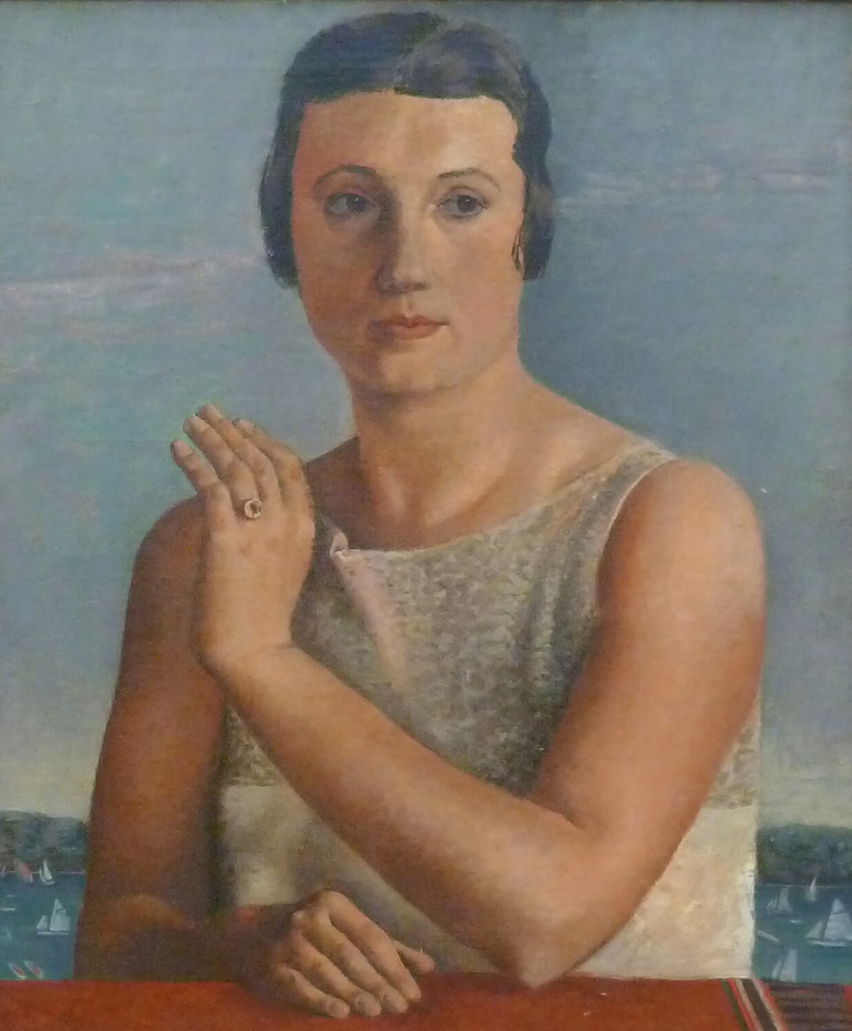 Gabriele Mucchi, Katja Wiegmann, 1929, oil on canvas, 62 x 50 cm