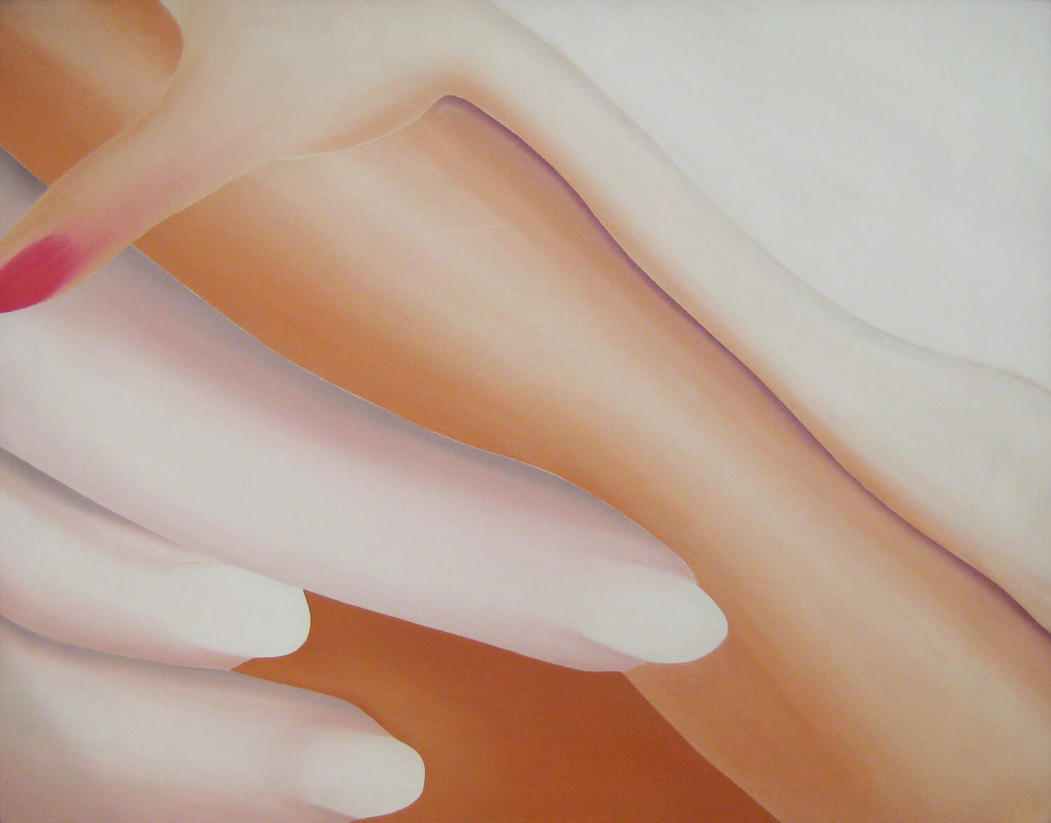 Lambert Maria Wintersberger, The Grasp, 1966, oil on canvas, 111 x 140 cm
