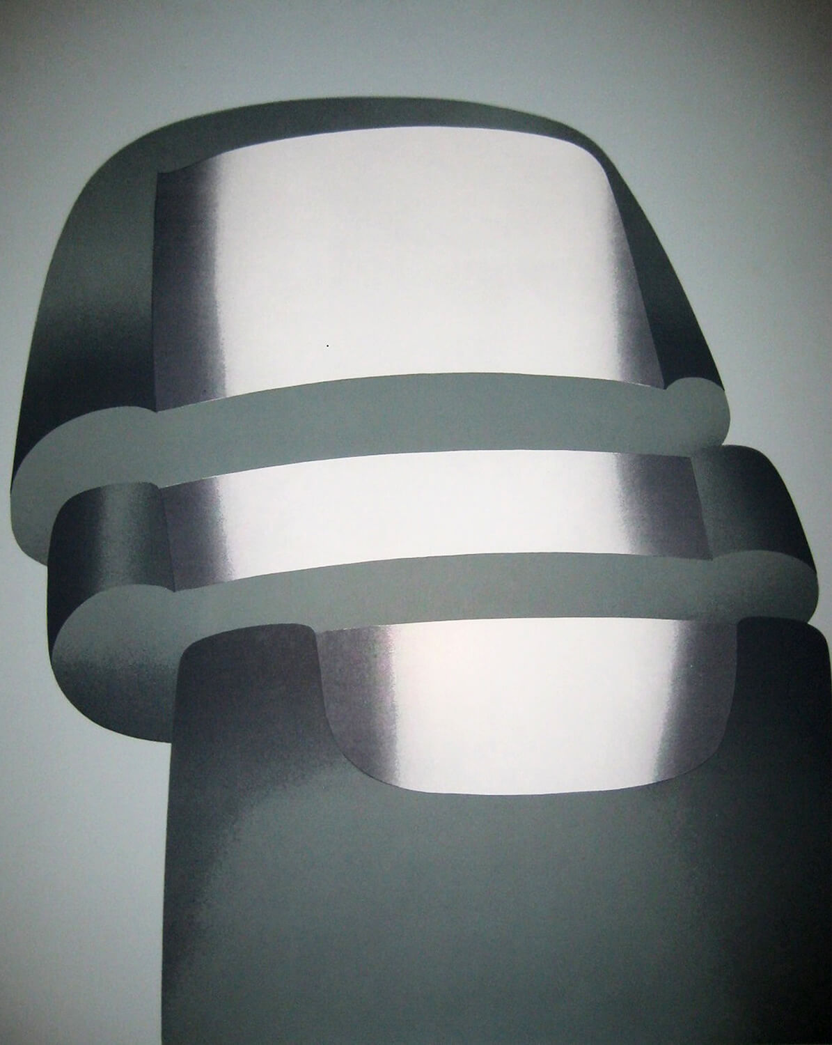 Lambert Maria Wintersberger, o. T. (Daumen mit Verletzung), 1968, Siebdruck, e. a., 60 x 50 cm
