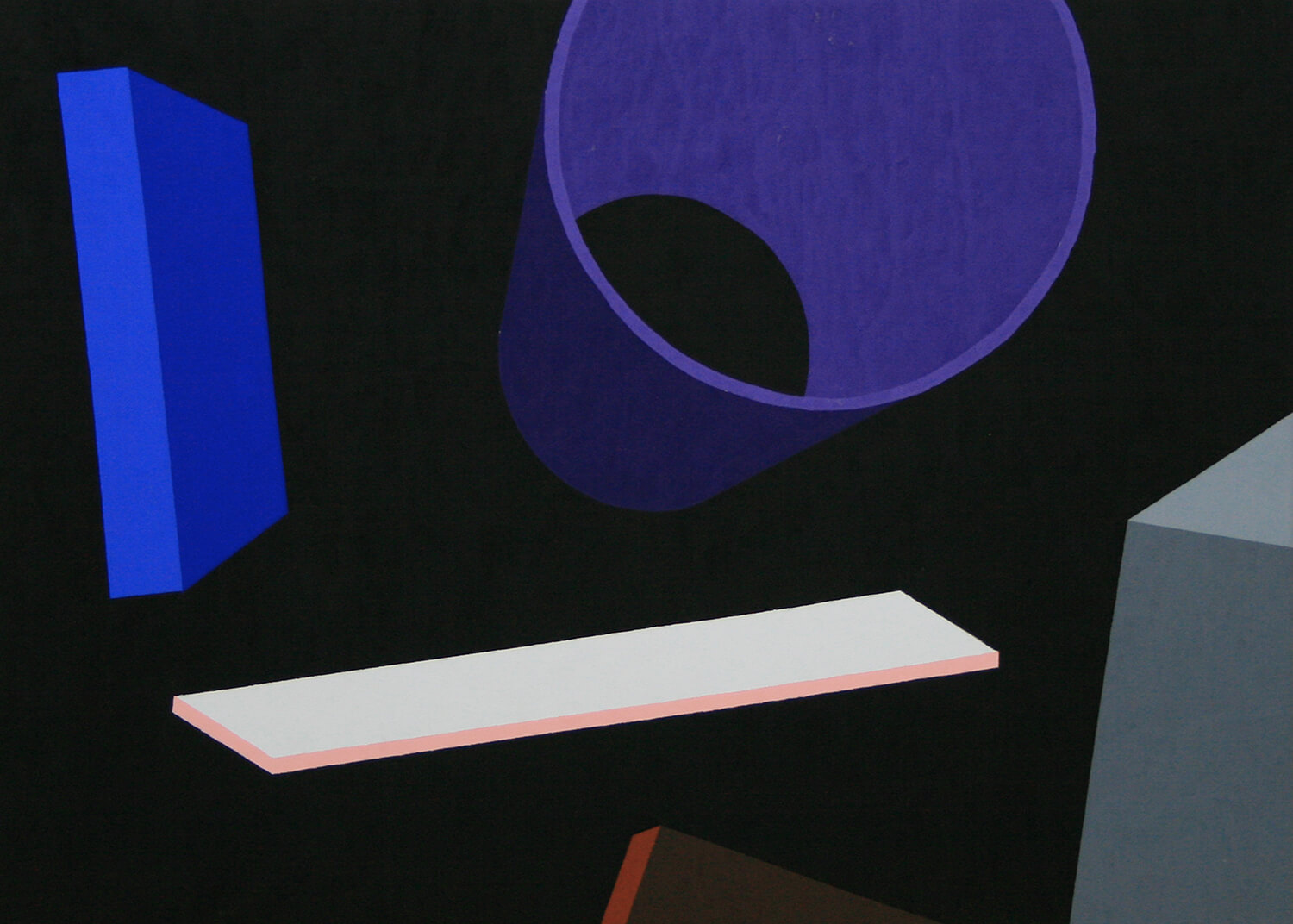 Peter Benkert, Raumsonden Nr. 12, 2010, Acryl auf Leinwand, 140 x 200 cm