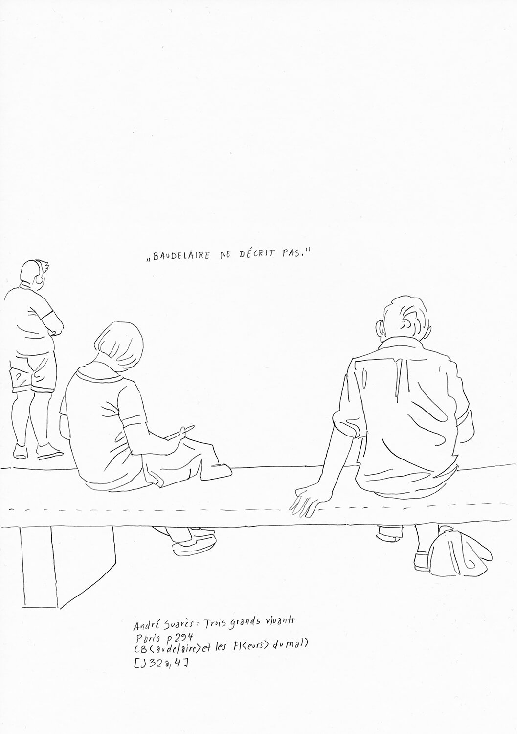 Matthias Beckmann, Passagen-Werk (92), 2019/2020, Bleistift auf Papier, 29,7 x 21 cm