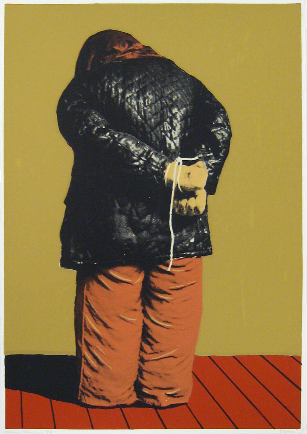 Siegfried Neuenhausen, Gefesselter Torso, 1970, Siebdruck, Auflage: 100, 60 x 42 cm